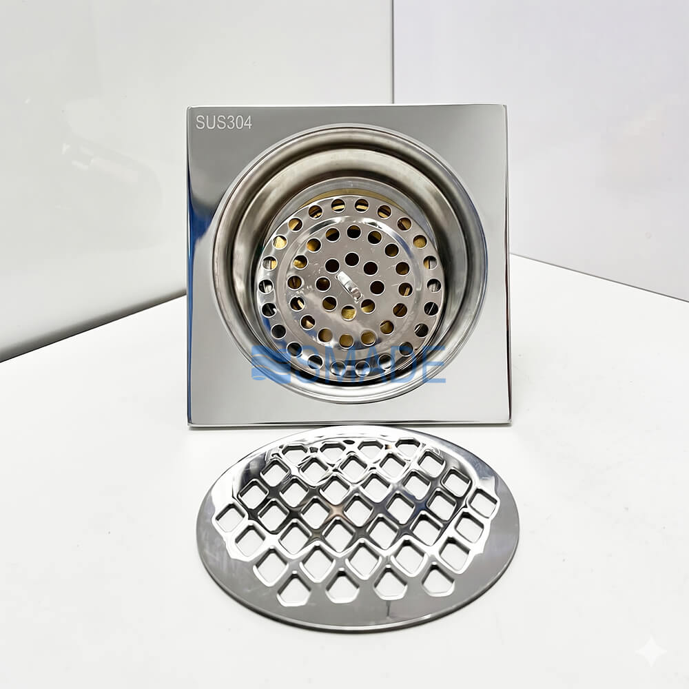 ga thoát sàn ngăn mùi CF6B kích thước 120x120