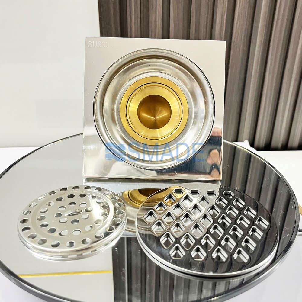 ga thoát sàn ngăn mùi CF6B kích thước 120x120