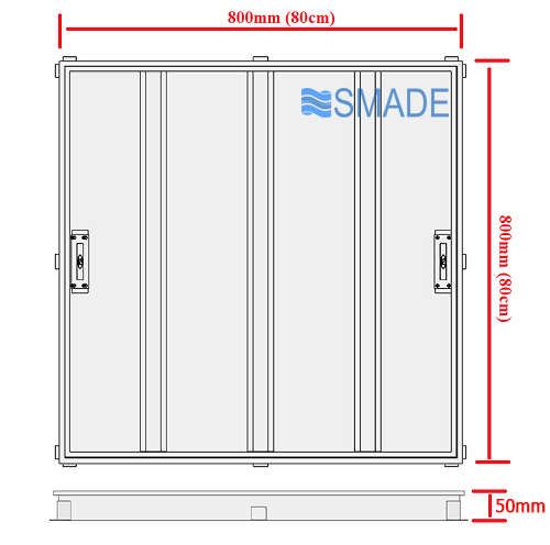 Nắp bể nước ngầm 80x80