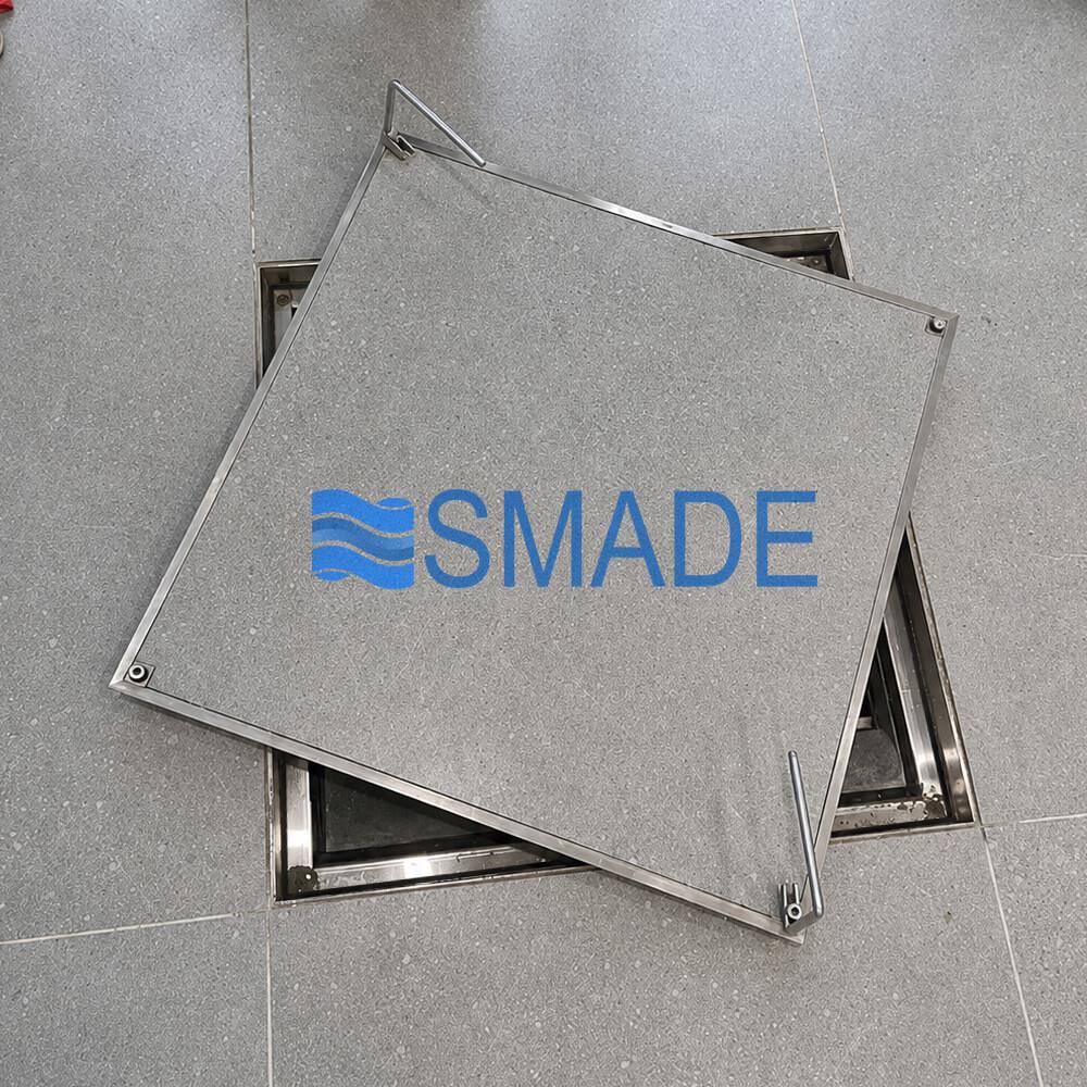 Nắp bể nước ngầm KT 60x60, Gioăng cao su kép chống nước, chịu tải cao - SMC08-500